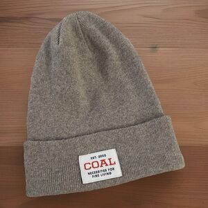COAL Headwear Necessities For Fine Living Knit Beanie Hat Cap Brown